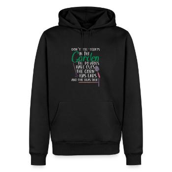 Jardinage Plantes Jardinier Plantation Nature Cadeau - Sweat à capuche Premium bio Homme - noir - Devant - Nico (187cm)