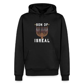Israelite Jew Israelite Heritage Jewish Israel Jew - Männer Premium Bio Hoodie - Schwarz - Vorne - Nico (187cm)