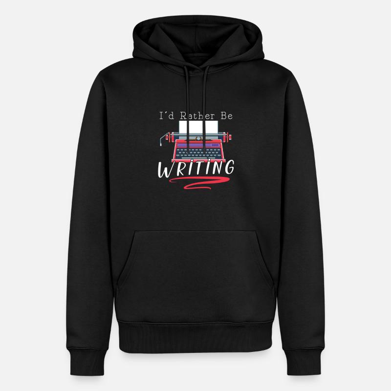 Auteur Écriture Écrivain Littérature - Sweat à capuche Premium bio Homme - noir