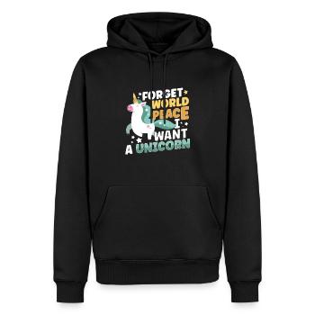 Horse Dressage Horseback-Riding Horse Girl Barn - Männer Premium Bio Hoodie - Schwarz - Vorne - Nico (187cm)