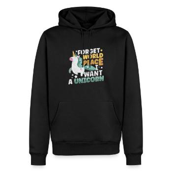 Horse Dressage Horseback-Riding Horse Girl Barn - Männer Premium Bio Hoodie - Schwarz - Vorne - Nico (187cm)