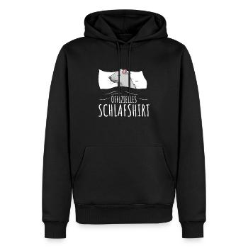 Rats Chemise de couchage officielle Rat - Sweat à capuche Premium bio Homme - noir - Devant - Nico (187cm)
