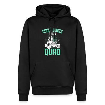 Coole Jungs fahren Quad Fahrer ATV Quad Biker - Männer Premium Bio Hoodie - Schwarz - Vorne - Nico (187cm)