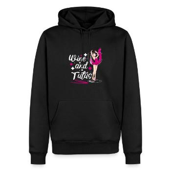 Ballet Ballerine Danse Danse Danse Ballet Cadeau - Sweat à capuche Premium bio Homme - noir - Devant - Nico (187cm)