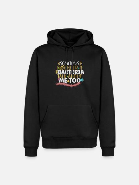 Microbiologiste Laboratoire de microbiologie Staphylocoque Biologie - Sweat à capuche Premium bio Homme - noir