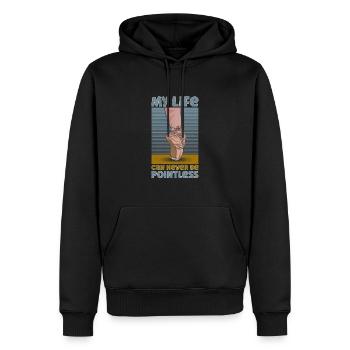 Ballet Ballerina Dance Dancer Dancing Ballet Gift - Männer Premium Bio Hoodie - Schwarz - Vorne - Nico (187cm)