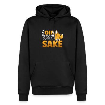 Fuchsliebhaber Füchse Lieben Rotfuchs Niedlicher - Männer Premium Bio Hoodie - Schwarz - Vorne - Nico (187cm)