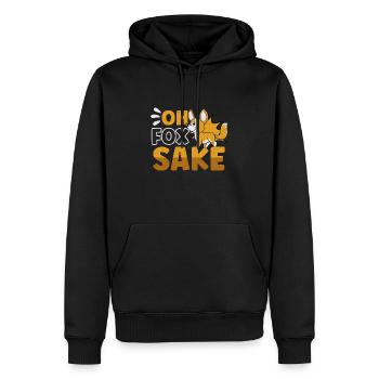 Fuchsliebhaber Füchse Lieben Rotfuchs Niedlicher - Männer Premium Bio Hoodie - Schwarz - Vorne - Nico (187cm)
