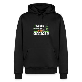 Garden Plants Gardener Lawn Mowing Leaf Blowers - Men’s Premium Organic Hoodie - black - Front - Nico (187cm)