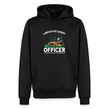 Garden Plants Gardener Lawn Mowing Leaf Blowers - Men’s Premium Organic Hoodie - black - Front - Nico (187cm)