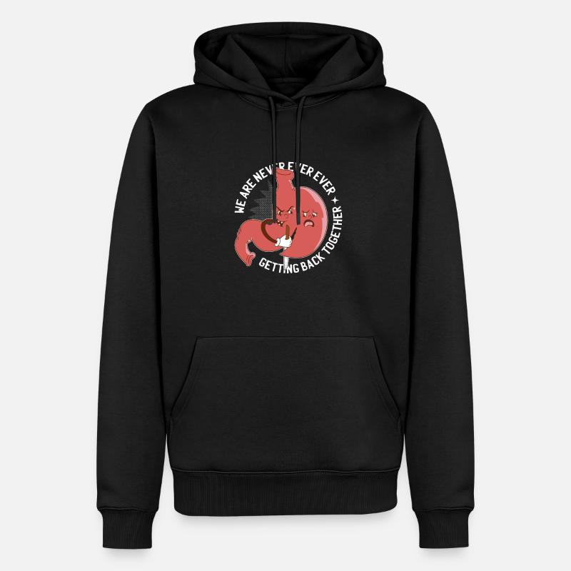 Gastrectomie gastrectomie en manchon Gastrectomie - Sweat à capuche Premium bio Homme - noir