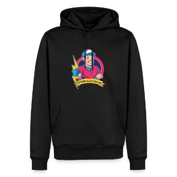 Electrician Electrical Engineer Lineman Electrical - Männer Premium Bio Hoodie - Schwarz - Vorne - Nico (187cm)