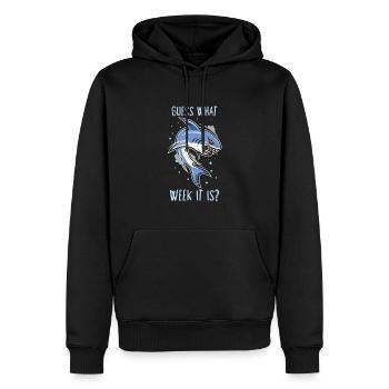 Shark Ocean Predator Scuba Diver Plongée - Sweat à capuche Premium bio Homme - noir - Devant - Nico (187cm)