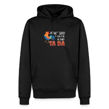 Poulet Fermier Cadeau Drôle Poulets Ferme de Campagne - Sweat à capuche Premium bio Homme - noir - Devant - Nico (187cm)