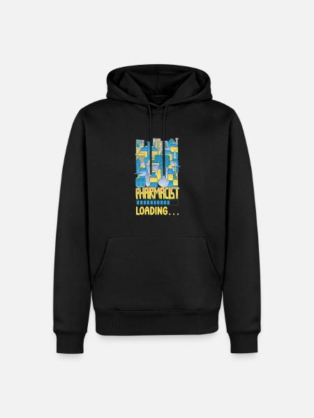 Funny pharmacist-pharmacy-technician-pharmacy - Men’s Premium Organic Hoodie - black