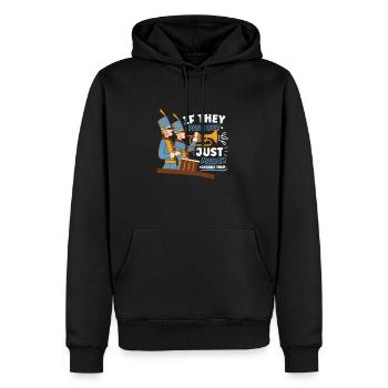 Marching Band Clarinetist School Probenmusik - Männer Premium Bio Hoodie - Schwarz - Vorne - Nico (187cm)