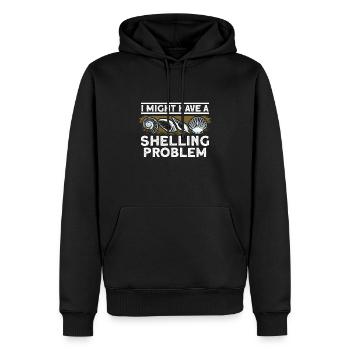 seashells shell collector shell collecting Gift - Männer Premium Bio Hoodie - Schwarz - Vorne - Nico (187cm)