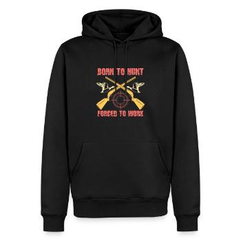 Duck Hunt Duck Hunter Bird Hunting Duck Hunting - Männer Premium Bio Hoodie - Schwarz - Vorne - Nico (187cm)