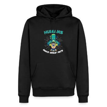 Alien Extraterrestrial Area 51 Ufo Space Geek - Männer Premium Bio Hoodie - Schwarz - Vorne - Nico (187cm)