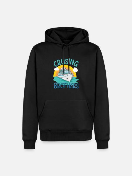 Boating Boat Captain Cruise Ship - Men’s Premium Organic Hoodie - black