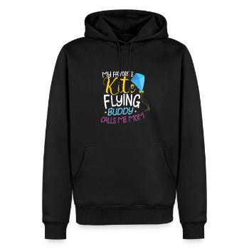 Kite Flying Kite Fan Für Fite Flying Lovers - Männer Premium Bio Hoodie - Schwarz - Vorne - Nico (187cm)