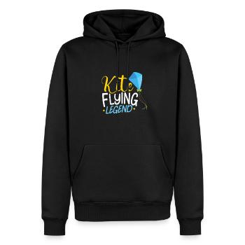 Kite Flying Kite Fan Für Fite Flying Lovers - Männer Premium Bio Hoodie - Schwarz - Vorne - Nico (187cm)