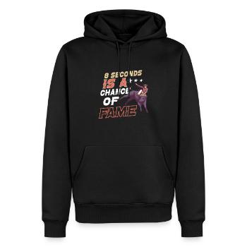 Rodeo Bull Riding Livestock Show Farmer Cattle - Männer Premium Bio Hoodie - Schwarz - Vorne - Nico (187cm)