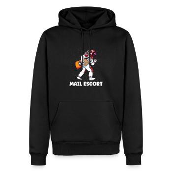 Postangestellte Postdame Postbote Post - Männer Premium Bio Hoodie - Schwarz - Vorne - Nico (187cm)