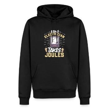 Electrician Electrical Engineer Lineman Electrical - Männer Premium Bio Hoodie - Schwarz - Vorne - Nico (187cm)