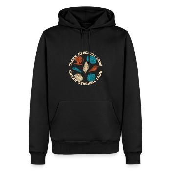 seashells shell collector shell collecting Gift - Männer Premium Bio Hoodie - Schwarz - Vorne - Nico (187cm)