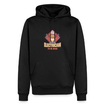Electrician Electrical Engineer Lineman Electrical - Männer Premium Bio Hoodie - Schwarz - Vorne - Nico (187cm)