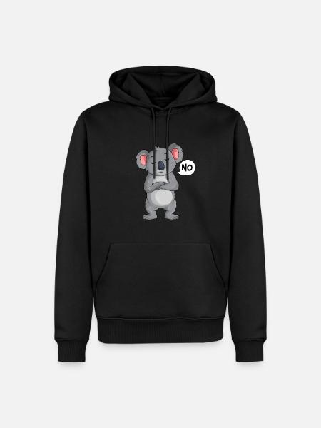 Koala Children - Men’s Premium Organic Hoodie - black