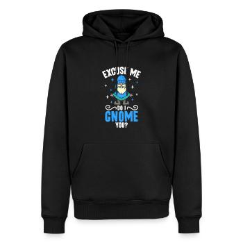 Gartenzwerge Gnome Lover Funny Gnome Gardening - Männer Premium Bio Hoodie - Schwarz - Vorne - Nico (187cm)