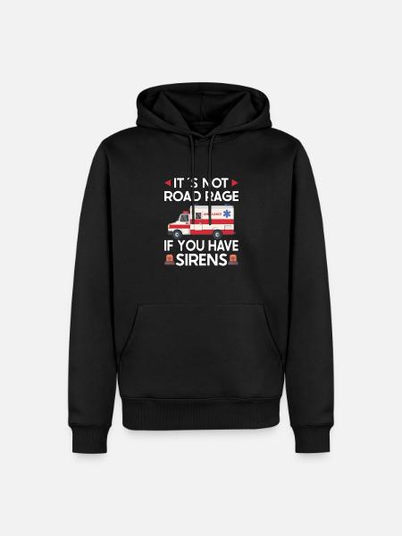 Paramediciner ambulancefører - Herre Premium økologisk hoodie - sort