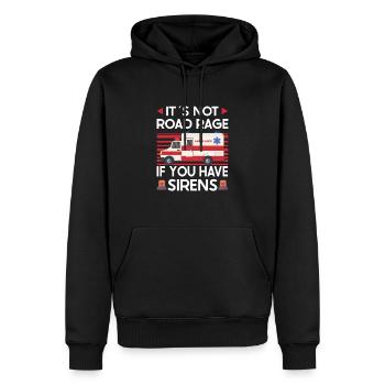 Sanitäter Erster Responder Krankenwagenfahrer - Männer Premium Bio Hoodie - Schwarz - Vorne - Nico (187cm)