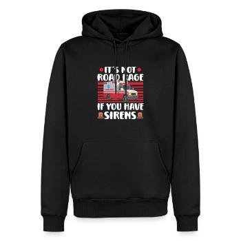 Sanitäter Erster Responder Krankenwagenfahrer - Männer Premium Bio Hoodie - Schwarz - Vorne - Nico (187cm)