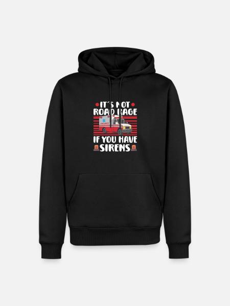 Paramedic First Responder Ambulance Driver - Men’s Premium Organic Hoodie - black