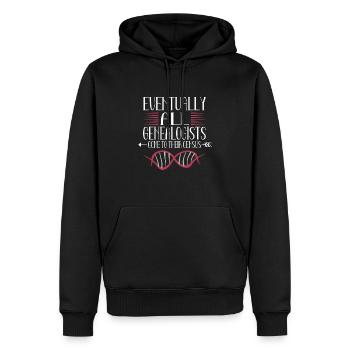 Arbre généalogique Historiens de la famille Généalogie Généalogiste - Sweat à capuche Premium bio Homme - noir - Devant - Nico (187cm)