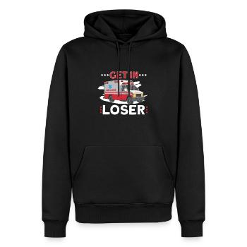 Sanitäter Erster Responder Krankenwagenfahrer - Männer Premium Bio Hoodie - Schwarz - Vorne - Nico (187cm)