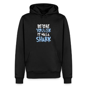 Beinamputierte Montage Erforderliche - Männer Premium Bio Hoodie - Schwarz - Vorne - Nico (187cm)