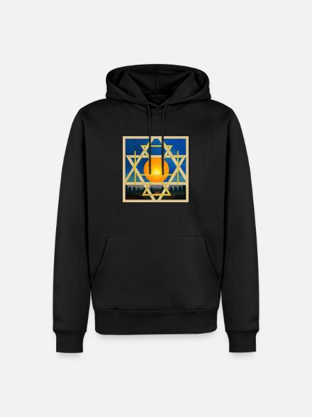 Secret Symbolism - Men’s Premium Organic Hoodie - black