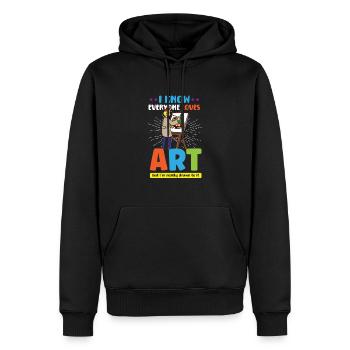 Künstler Malerei Maler Kunstfarbe Kunstlehrer - Männer Premium Bio Hoodie - Schwarz - Vorne - Nico (187cm)