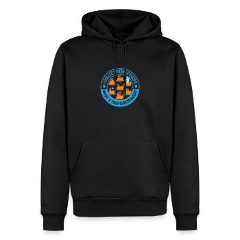 Canards en caoutchouc Canard Duck Lovers Salle de bain - Sweat à capuche Premium bio Homme - noir - Devant - Nico (187cm)