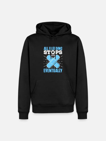 Nurse Nursing Clinic Paramedic - Men’s Premium Organic Hoodie - black