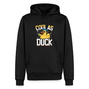 Canards en caoutchouc Canard Duck Lovers Salle de bain - Sweat à capuche Premium bio Homme - noir - Devant - Nico (187cm)