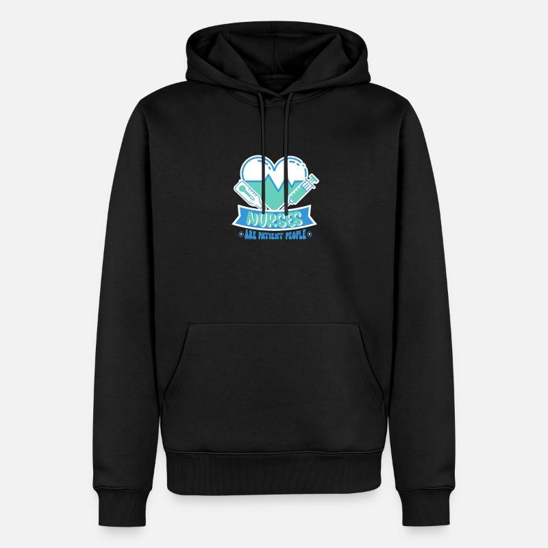 Infirmière Infirmière Clinique Paramédicale - Sweat à capuche Premium bio Homme - noir