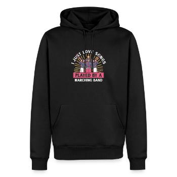 Marching Band Clarinetist School Probenmusik - Männer Premium Bio Hoodie - Schwarz - Vorne - Nico (187cm)
