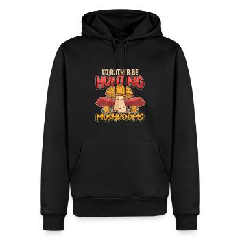Morels Mushroom Picker Mushroom Farmer Mushroom - Männer Premium Bio Hoodie - Schwarz - Vorne - Nico (187cm)