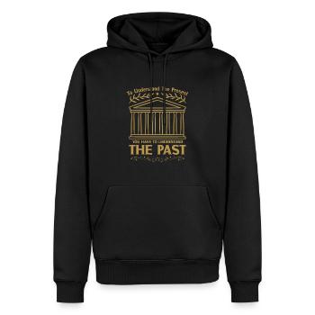 Férus d'histoire Férus d'histoire - Sweat à capuche Premium bio Homme - noir - Devant - Nico (187cm)