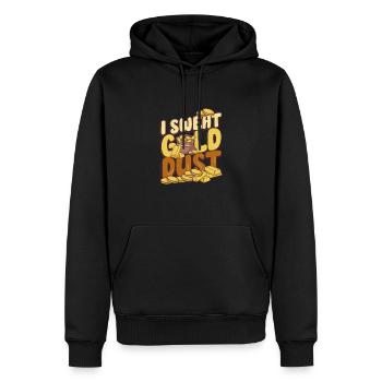 Goldgräber Goldbergbau Goldwaschen Goldmine - Männer Premium Bio Hoodie - Schwarz - Vorne - Nico (187cm)